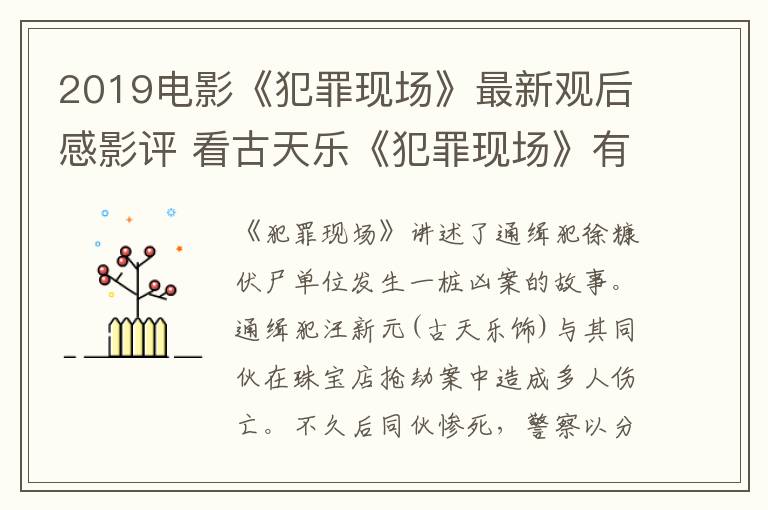 2019电影《犯罪现场》最新观后感影评 看古天乐《犯罪现场》有（精选4篇）